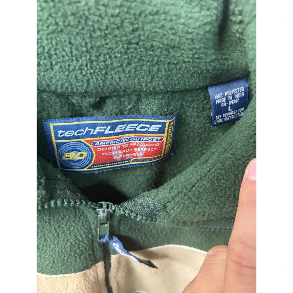 Vintage Tech Fleece American Outpost Vest  SIZE: Large